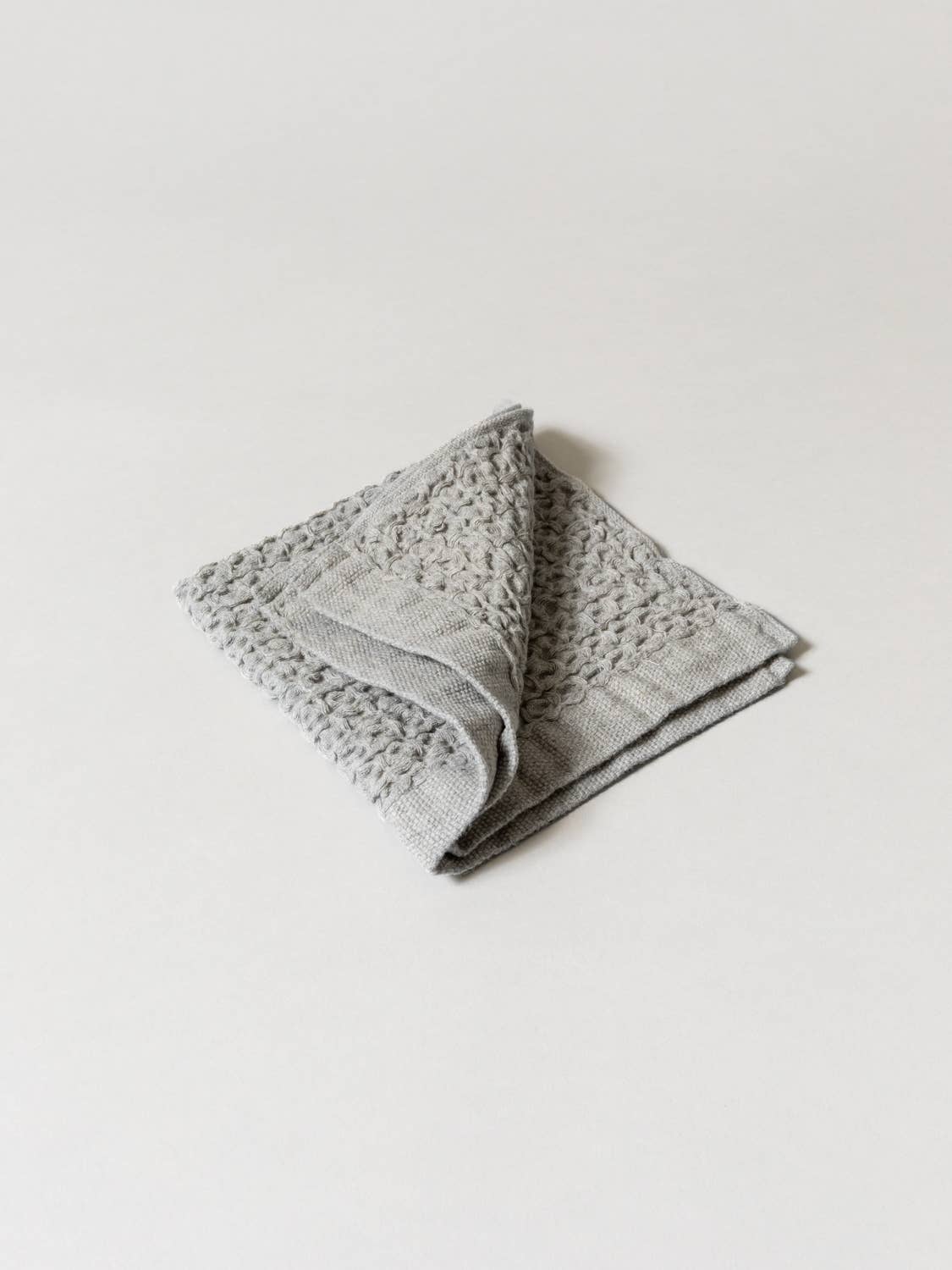Morihata International Ltd. Co. - Wholesale Bath Towel - Lattice Linen Towel, Ice Grey1