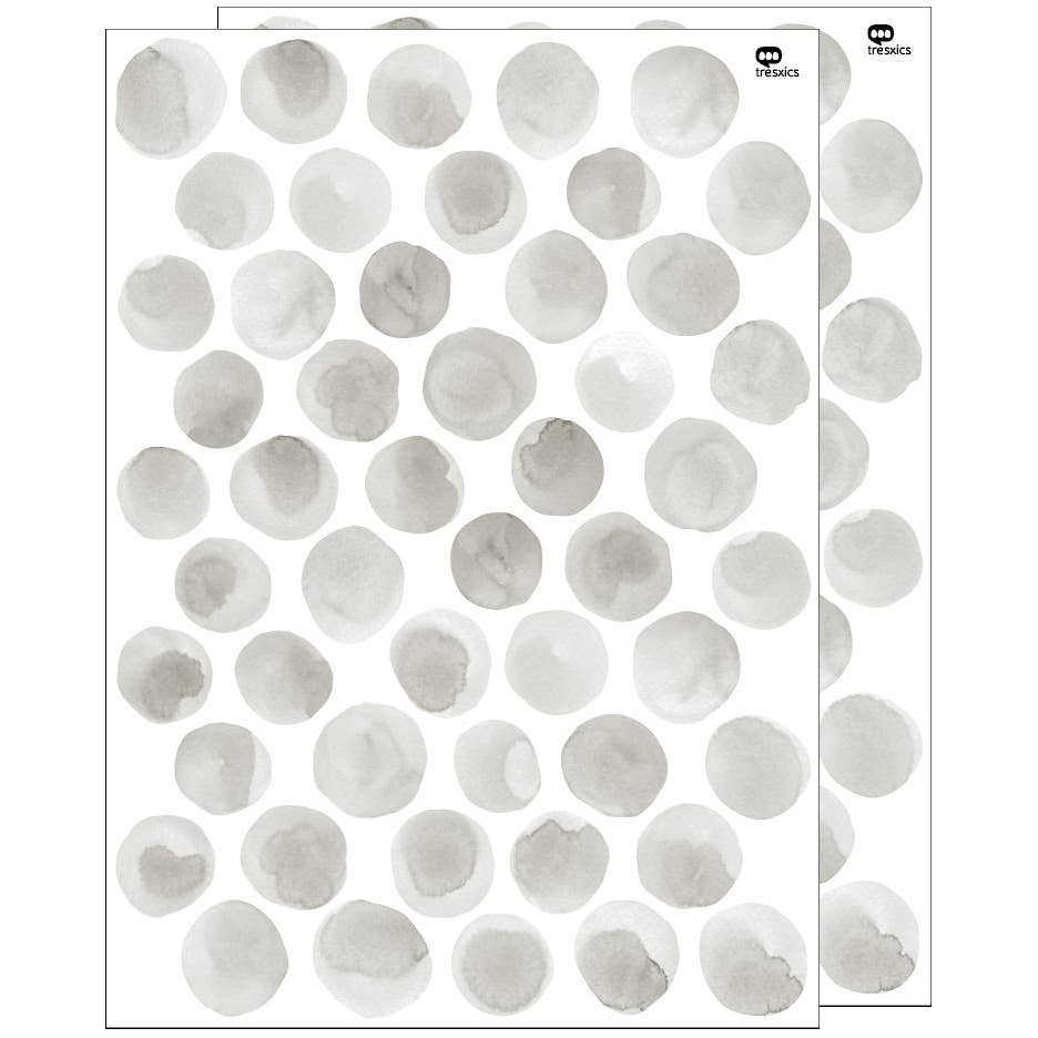 tresxics – wholesale Fönster-/väggdekal – Väggklistermärken akvarell prickar14