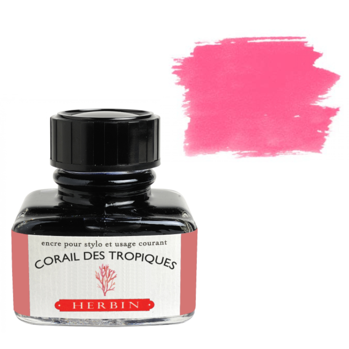 Exaclair - Vente Tampons encreurs - Herbin Stylo Plume Encre 30ml Bouteille -35 Couleurs25