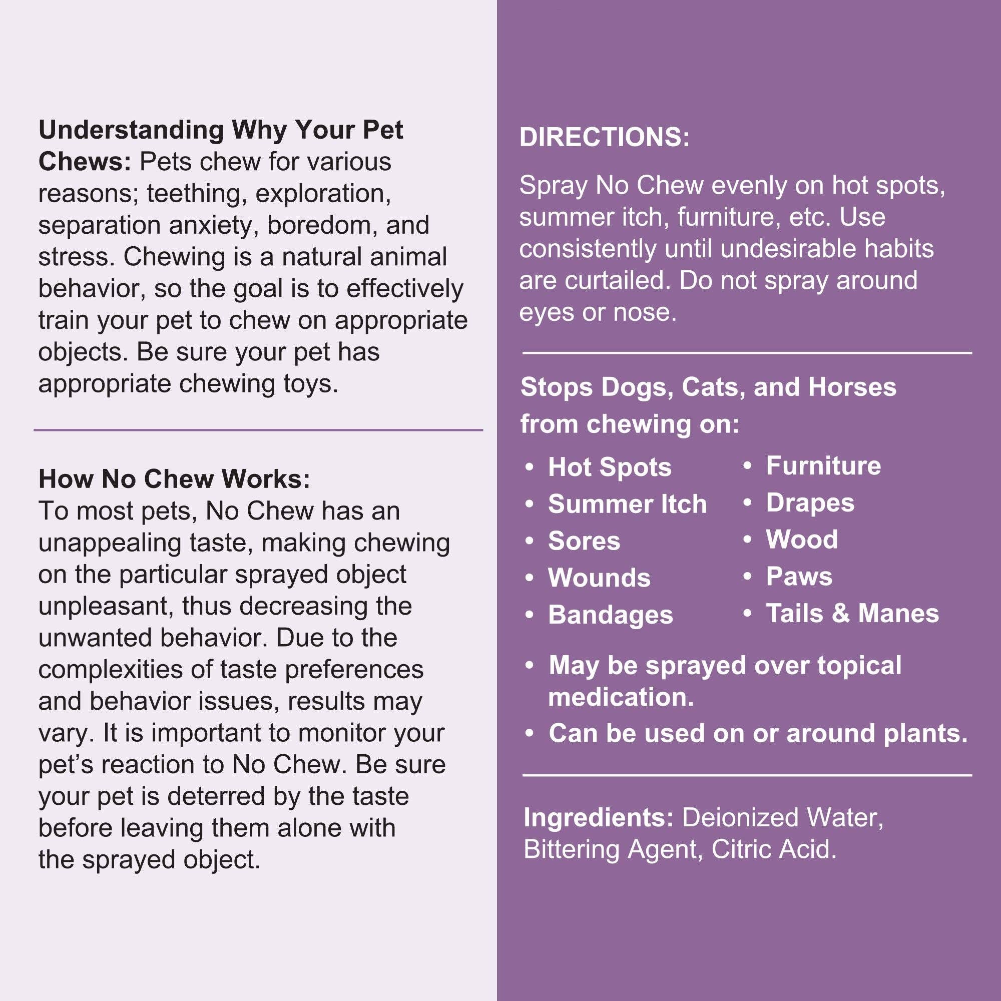 Chew + Heal – wholesale Pet spray – Dog – No Chew Spray For Dogs & Cats| Dogs Anti Chew Spray| Chew + Heal6
