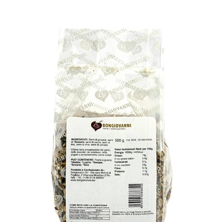 Molino Bongiovanni - Wholesale Plant Seeds - Mixseeds, blend of 7 oilseeds - 500g1