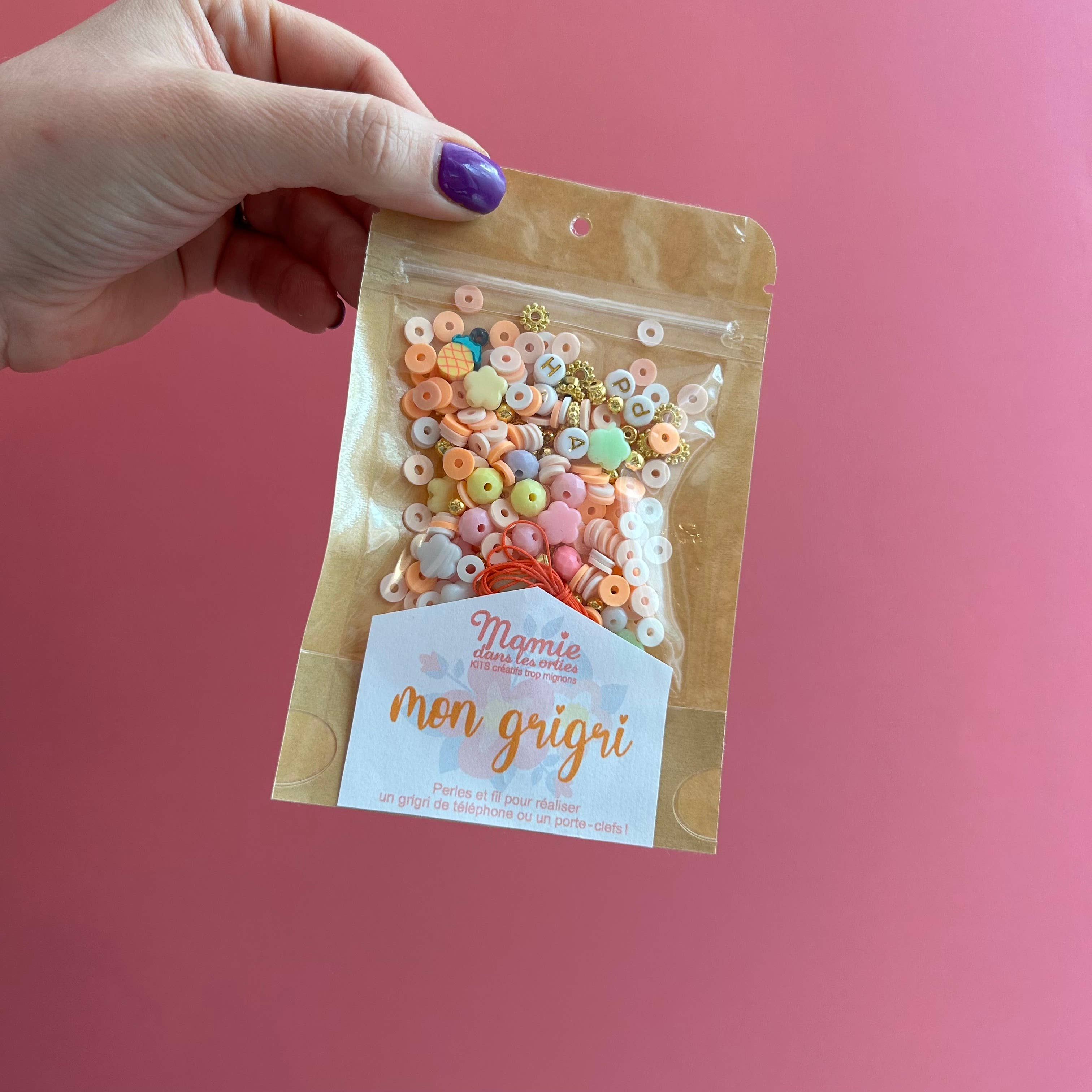 Mamie dans les orties - Wholesale DIY Craft Kit - Happy Phone Grigri DIY Kit1