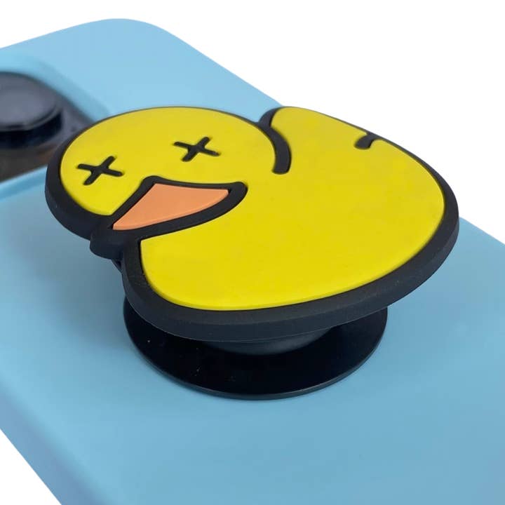 Quack Rubber Phone Grip for wholesale by Dumbclub LLC