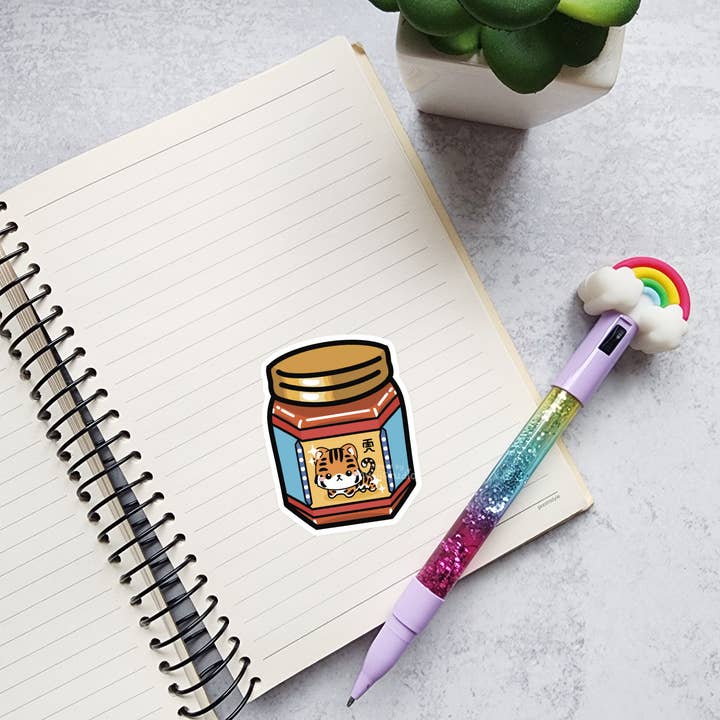 Muijistudio – wholesale Sticker – Tiger Balm Vinyl Sticker | Chinese Asian Medicine Remedy1