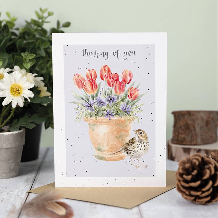 Wrendale Designs - Wholesale Everyday Greeting Card - The Meadow Pipit1