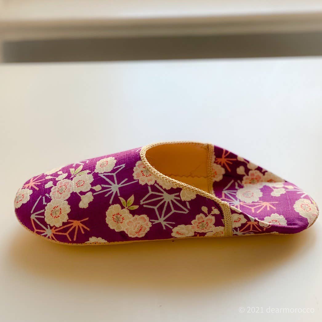 dear Morocco – wholesale Tofflor - Dam – Marockanskt läder toffel Babouche//Kimono Japanese0