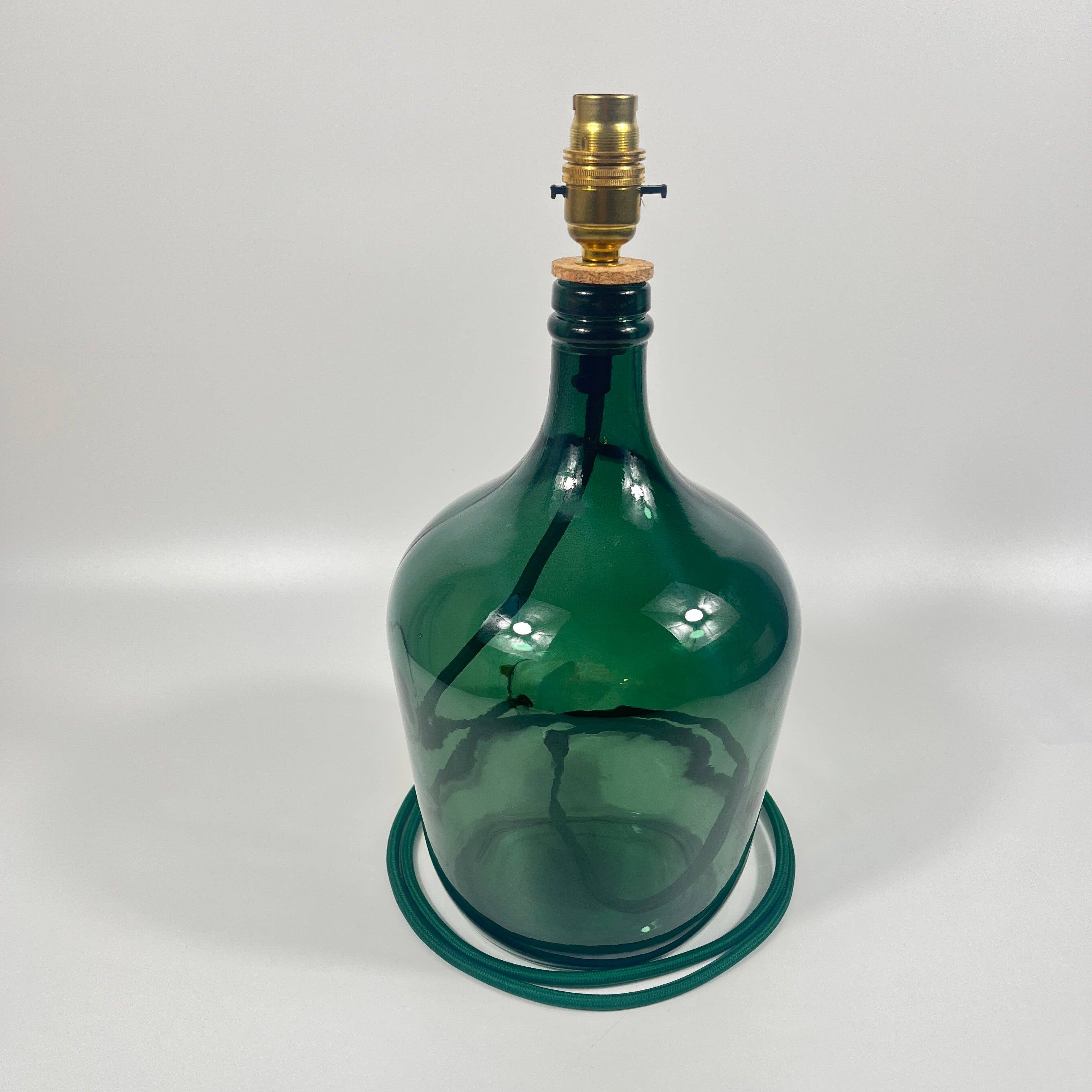 Jarapa - Wholesale Accent/Desk Lamp - Garrafa Recycled Glass Demijohn Lamp 36cm7