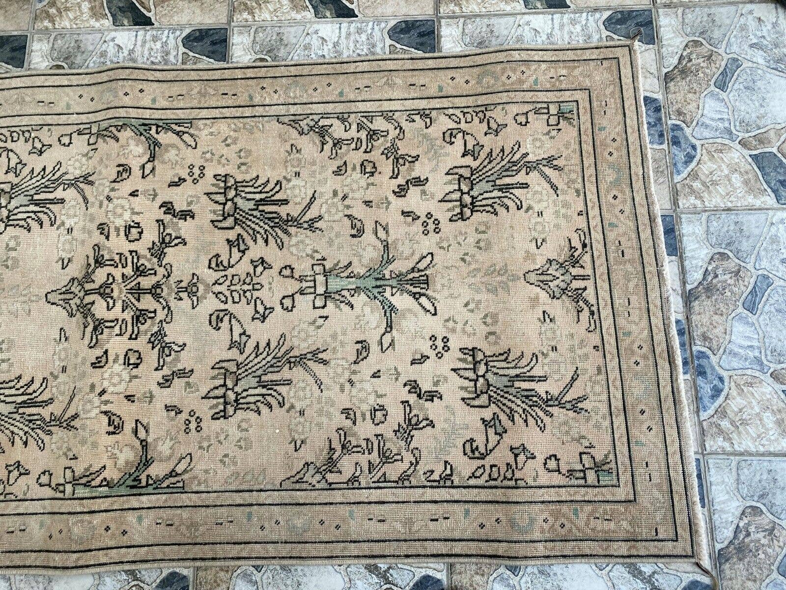 Oushak Rugs - Wholesale Runner Rug - Vintage Rug, Wool Oushak Runner Carpet Handmade 3.3x12.5 ft7