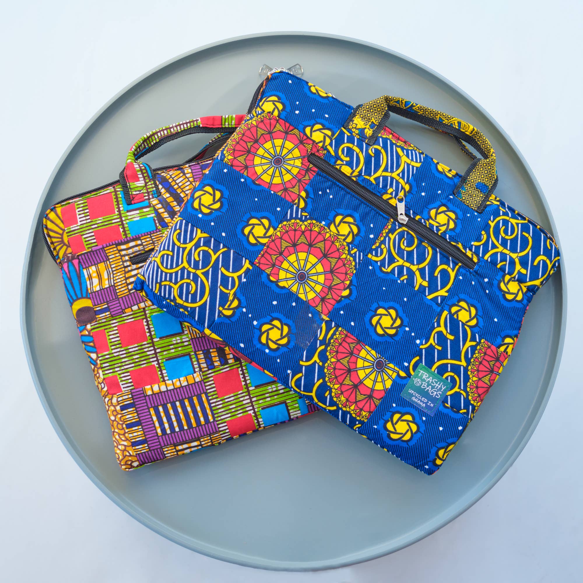 Trashy Bags Africa - Wholesale Laptop/Tablet Case - Women's - Upcycled Laptop Sleeve (15") (Fabric Outer)1