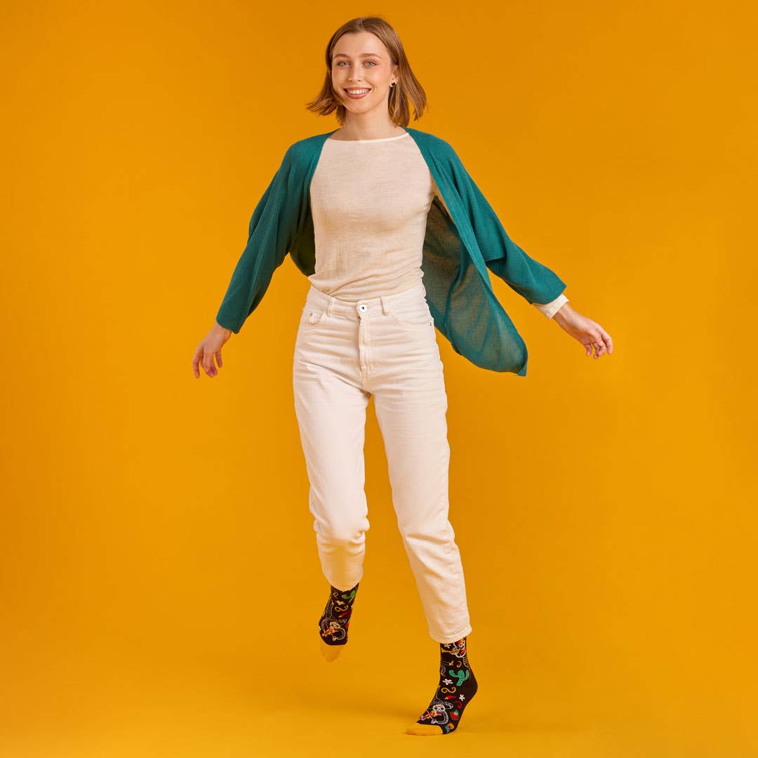 KYLIE CRAZY - Vente Chaussettes – unisexe - Chaussettes unisexes sans couture en coton Mariachi6