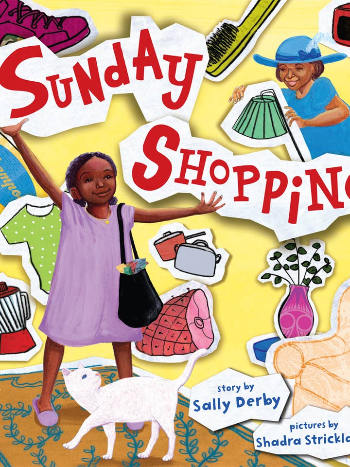 Shopping du dimanche par Sally Derby Miller pour la vente par Lee & Low Books Inc