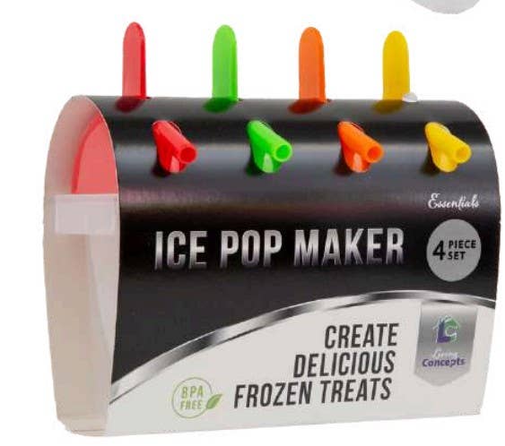 Living Concepts - Wholesale Ice Tray/Mold - ICE POP MAKER 4 PK DELUXE1