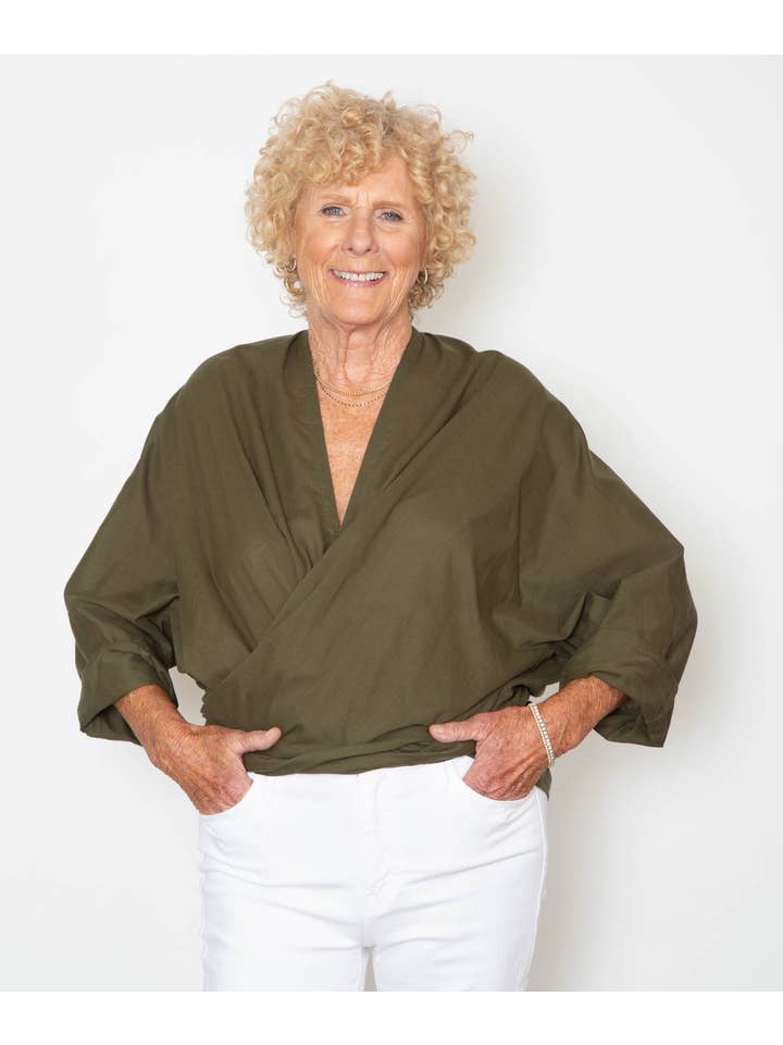 Good Company - Wholesale Blouse - Women's - Good Company Wrapper Top2