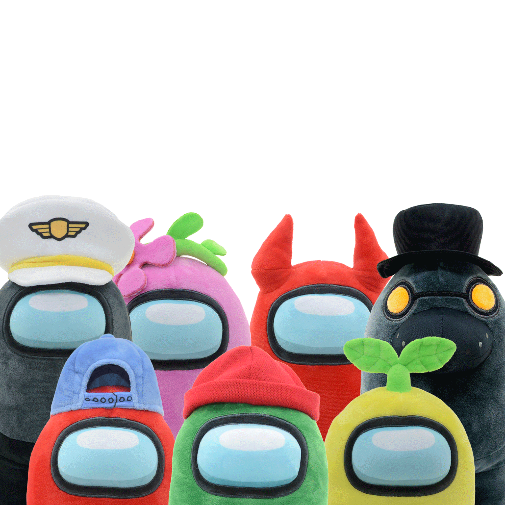 Toys Matter Inc. - Vente Peluche – enfant et bébé - Peluche officielle Among Us de 12 pouces avec accessoire S1 - CDU assortis5