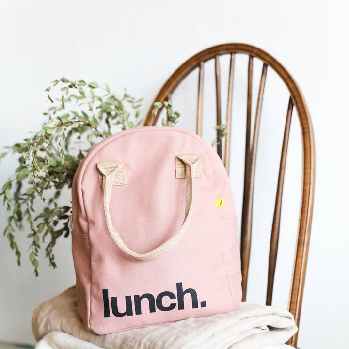 Eco warehouse - Wholesale Lunch Bag/Box - Kids - Fluf Bags Zipper Lunch Mauveroze5