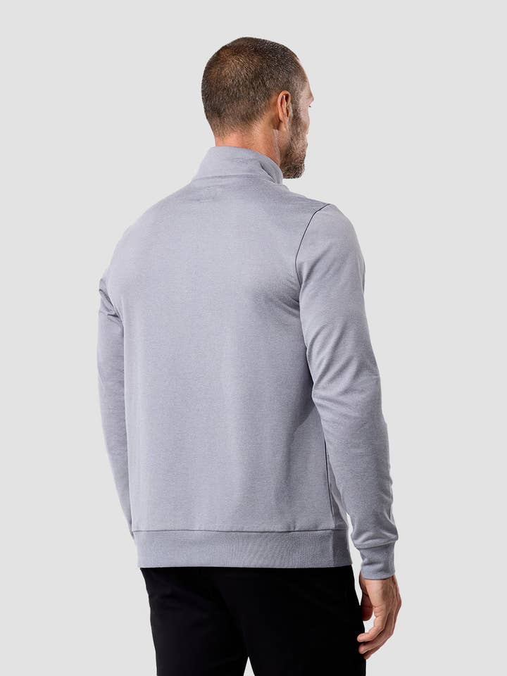 INTO THE AM - Wholesale Athletic Top - Men's - Men's Long Sleeve Quarter Zip Tee31