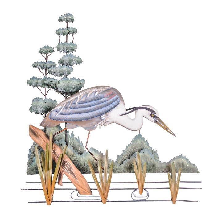 Stalking Great Blue Heron for wholesale by T.I. Design