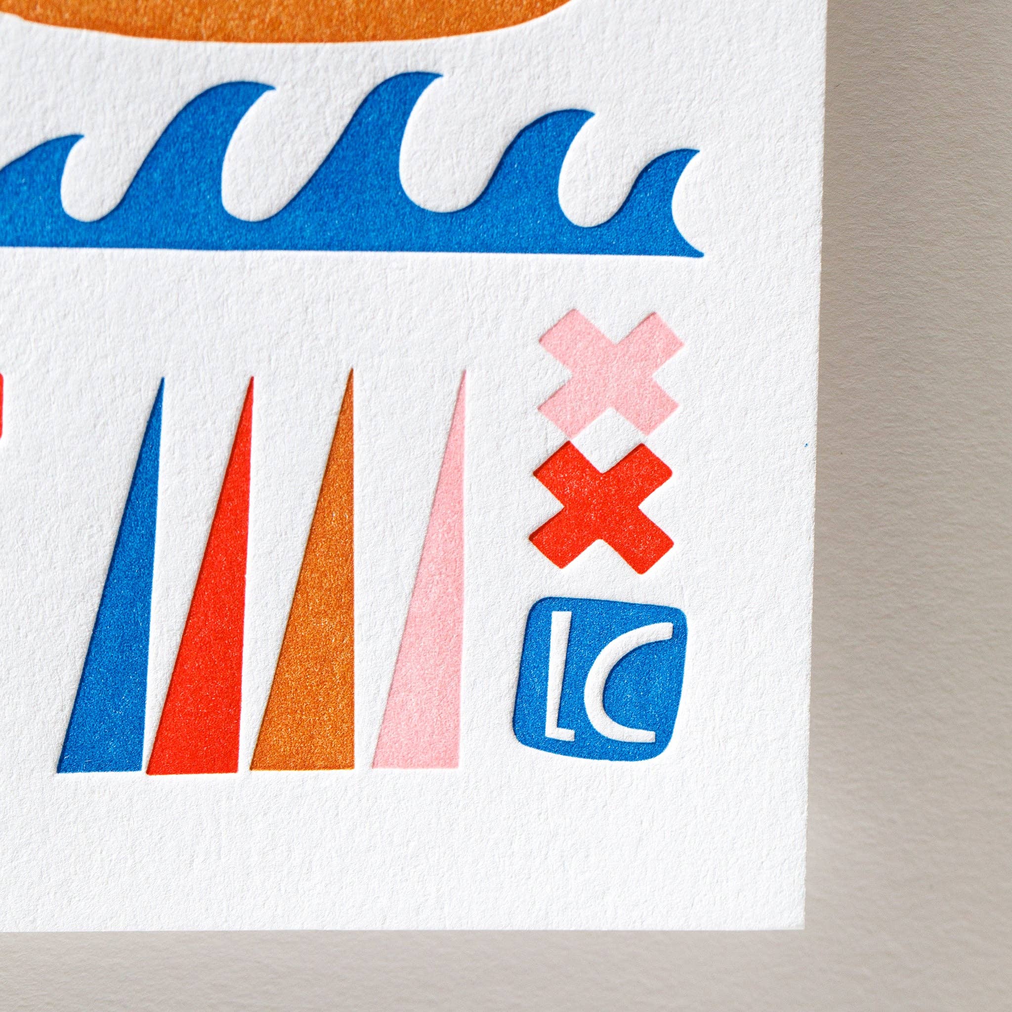 Lisa Congdon Art & Illustration - Wholesale Art Print - Voyage Letterpress Art Print 4