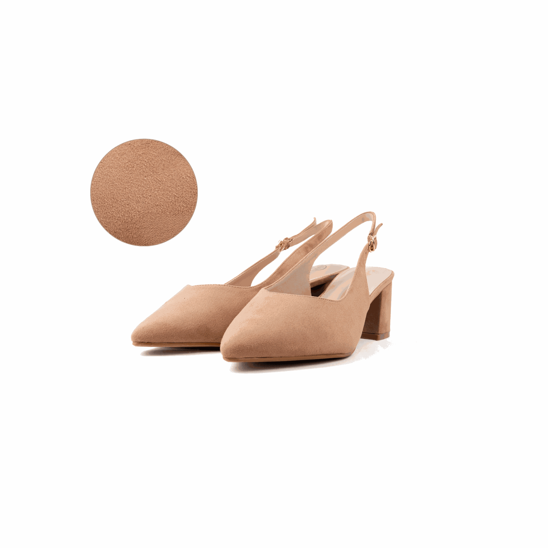 Gabylou - Wholesale Low Heels - Women's - Adjustable wide-fit heeled sandals H - Model Lea23