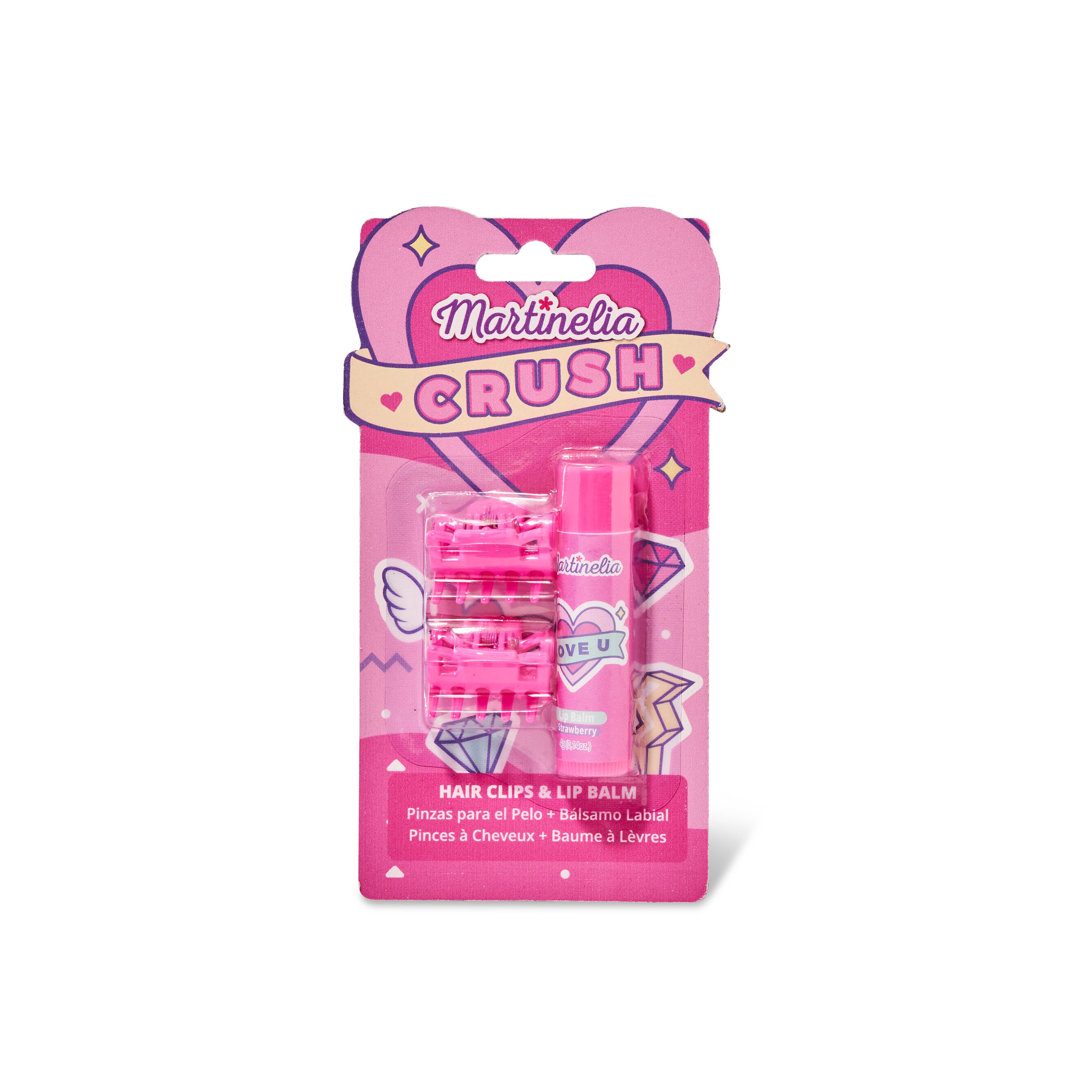Toysmith - Wholesale Hair Accessories Set - Kids - Martinelia Crush Hair Clips & Lip Balm2