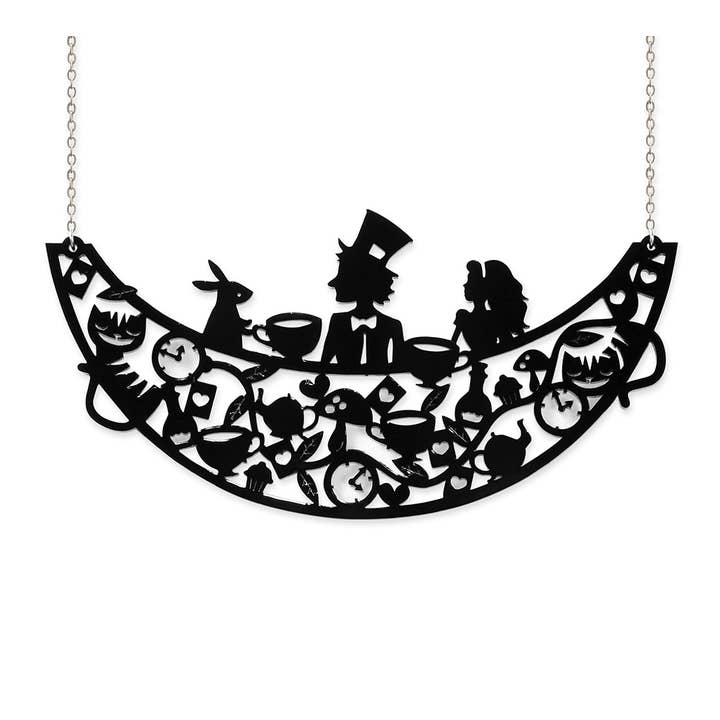 Alice In Wonderland Tea Party Necklace for wholesale by Little Moose