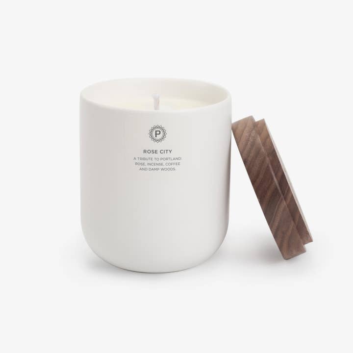 Penrose Candles - Wholesale Jar/Filled Candle - Rose City Ceramic Soy Candle 10.5 OZ (Cotton wick)5