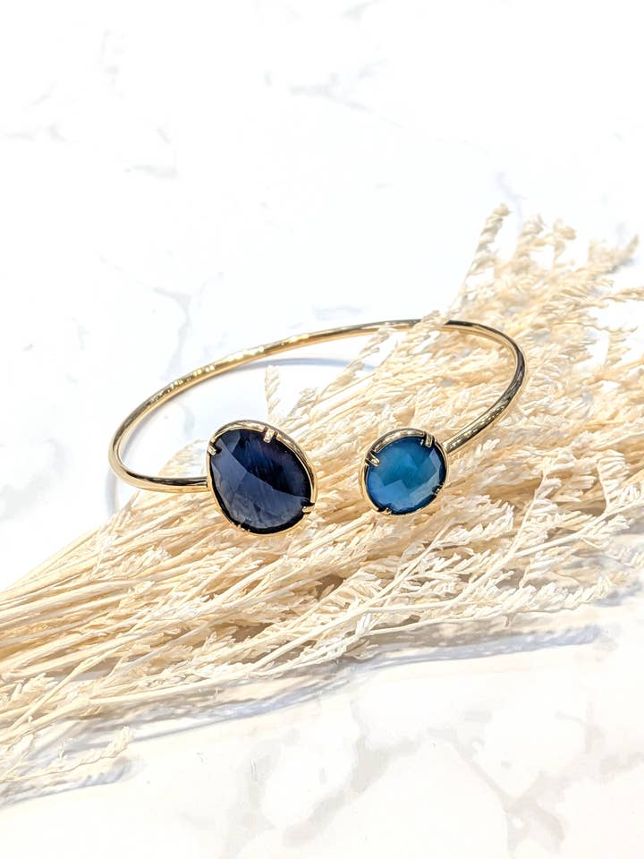 46428BR Stenen armband van roestvrij staal voor wholesale door LOLO & YAYA