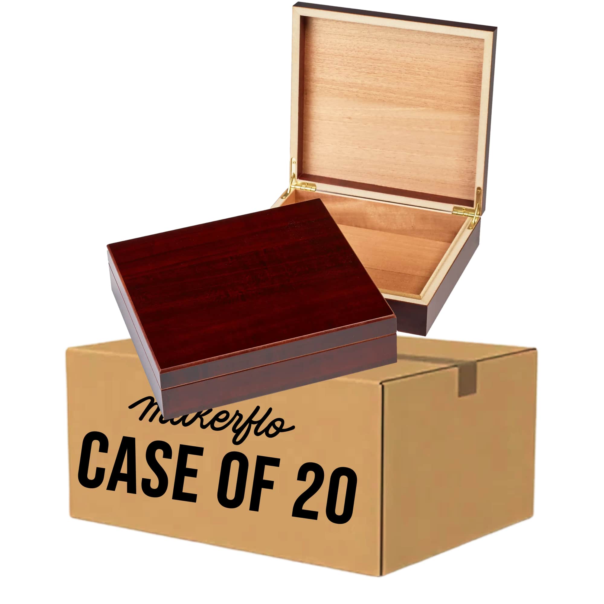 MakerFlo - Wholesale Decorative Box - Valet Box with Cedar Lining - Medium14