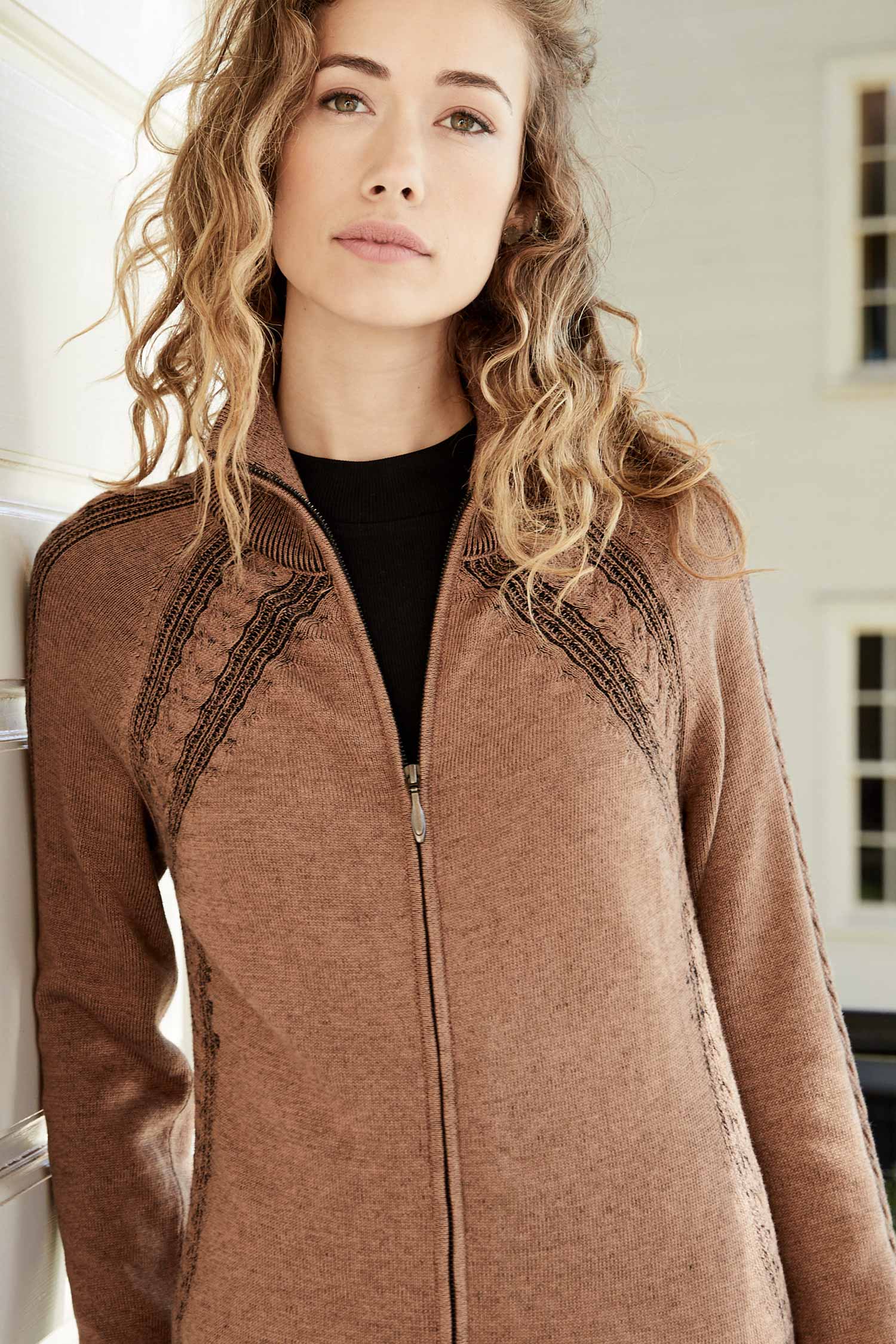 INDIGENOUS Impact Fashion – wholesale Kofta - Dam – Kabeldragkedja kofta0