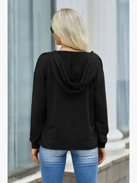 Supreme Fashion - Vendita all'ingrosso Felpa con cappuccio - Donna - Felpa con cappuccio ampia a maniche lunghe con cerniera.27