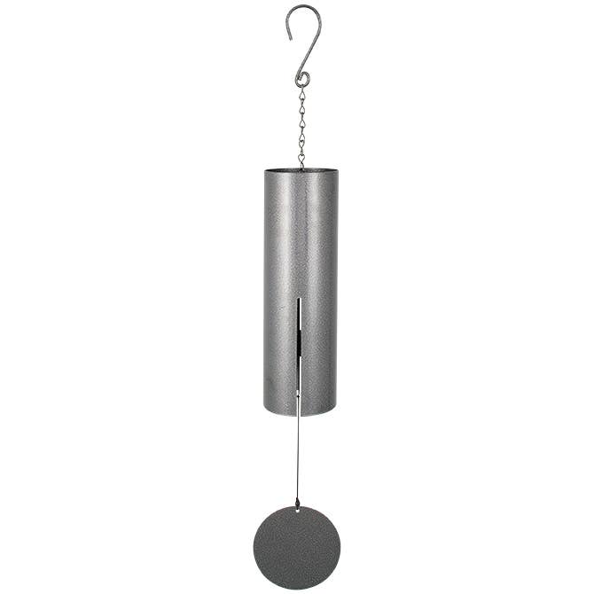 Pewter Fleck 36" Signature Series Large Cylinder Bells for wholesale by Gift & Garden by Carson