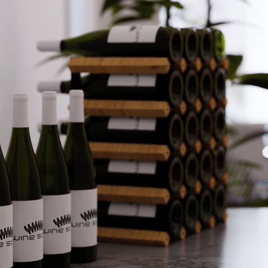20 Bottle Timber Wine Rack for wholesale by Wine Stash