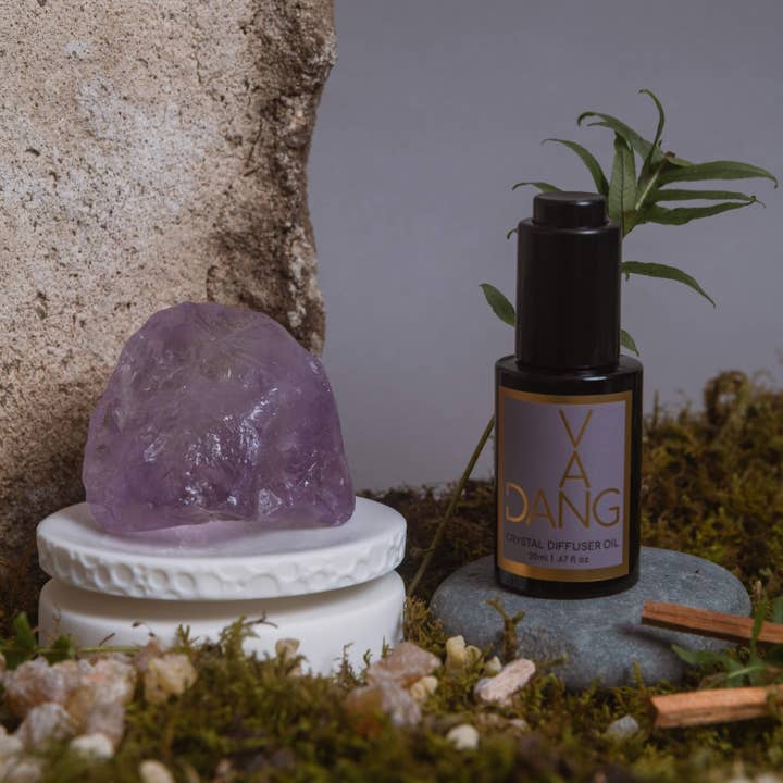 The Crystal Meditation Set - Amethyst for wholesale by Van Dang Fragrances