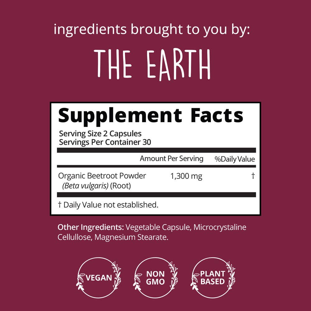 Happy Healthy Hippie - Wholesale Oral Supplement/Vitamin - Organic Beet Root Capsules4