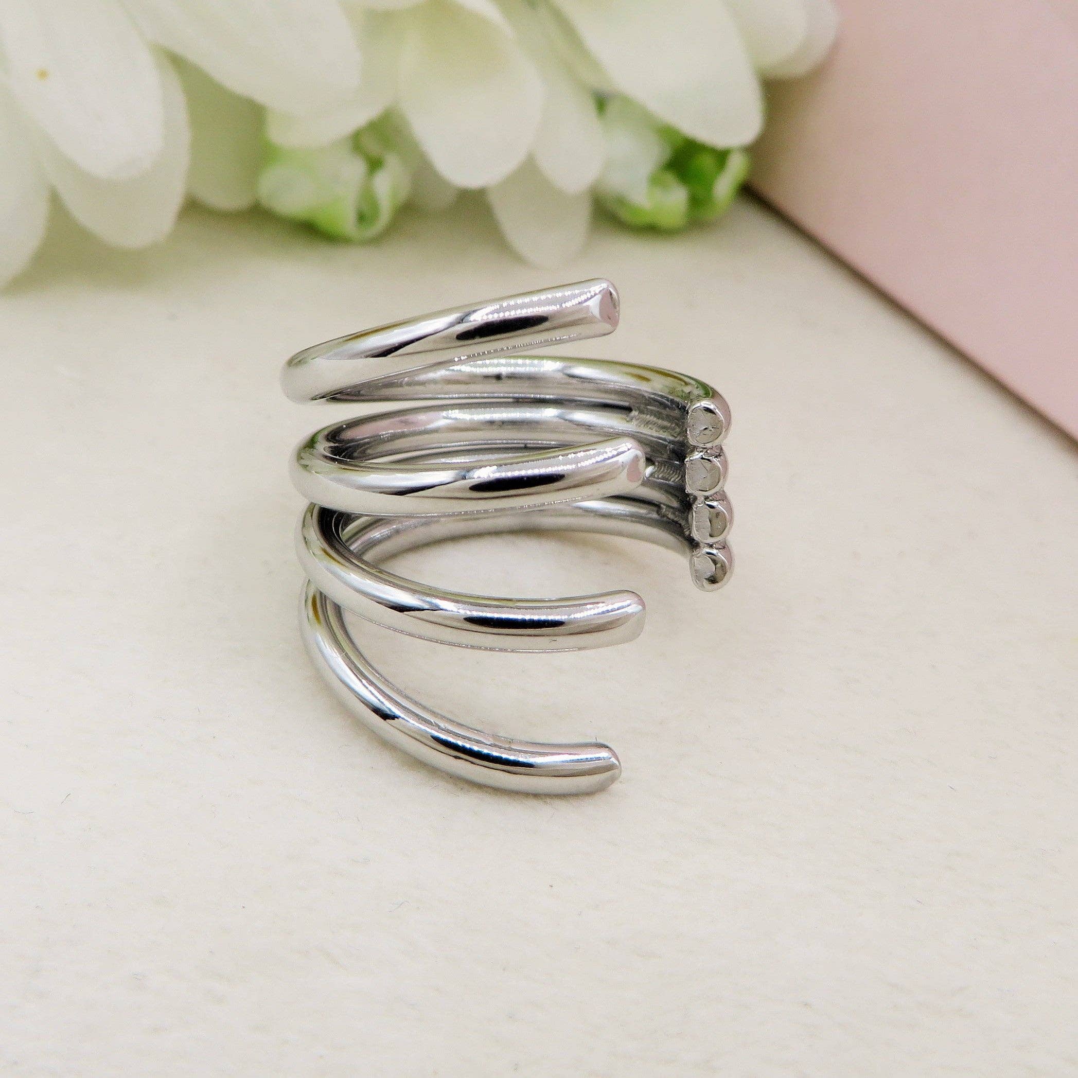 Daemon srls - Vendita all'ingrosso Orecchini ear cuff/ear wrap - LILITH ear cuff multiplo in acciaio inossidabile, orecchino senza buco7