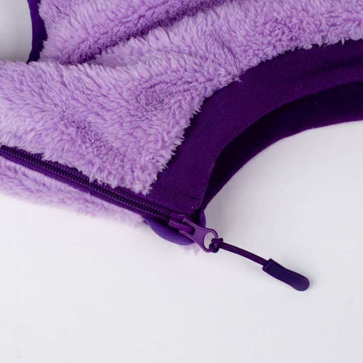 Barc London – colete - Cão por atacado – Colete para Cachorro de Sherpa Lilás | Fleece Confortável4