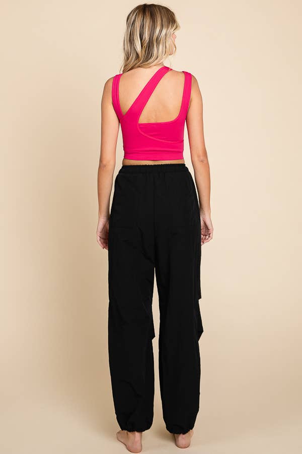 ANWND - Venta al por mayor Camiseta sin mangas - Mujer - 52588 - CAMISETA SIN MANGAS ASIMÉTRICA DE DOBLE CAPA29