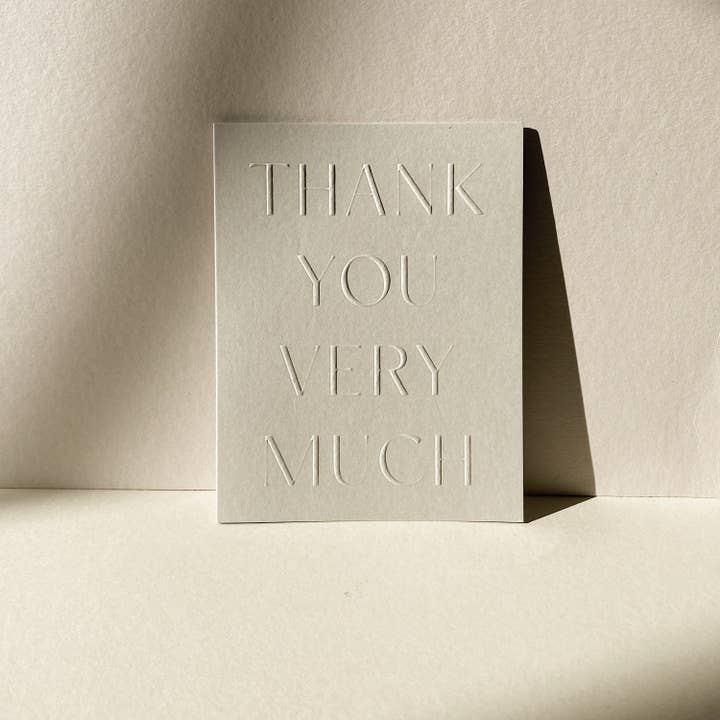 Jaymes Paper - Wholesale Thank You Card - Thank You No. 104