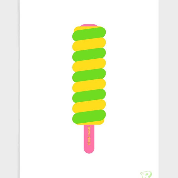 Rocket Jack - Wholesale Art Print - Twister ice lolly