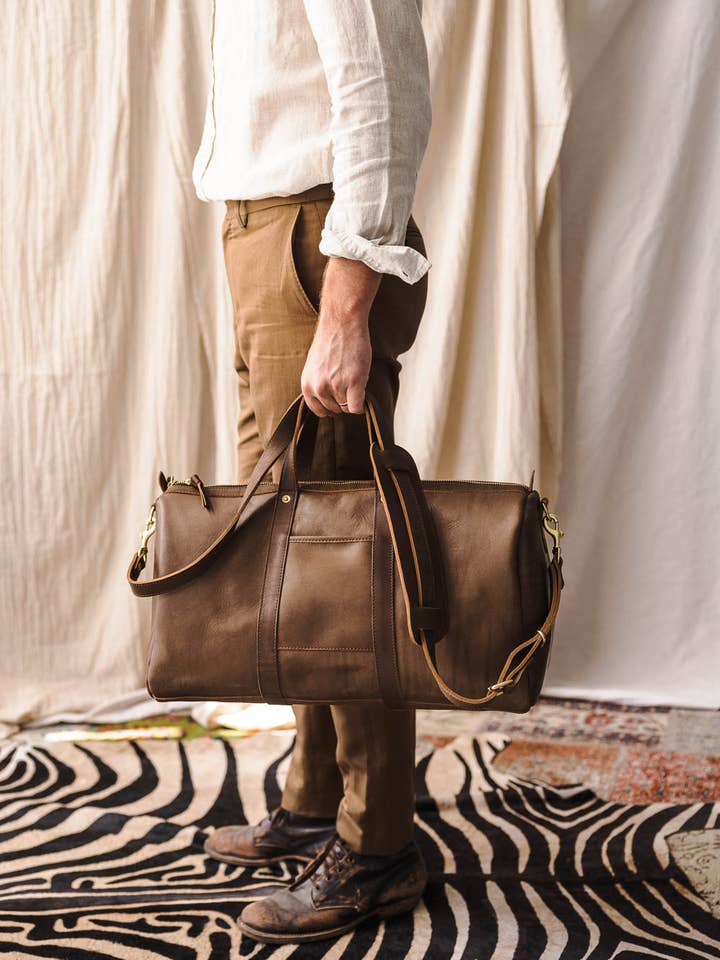 Leather Travel Duffle Bag for wholesale by WP Standard