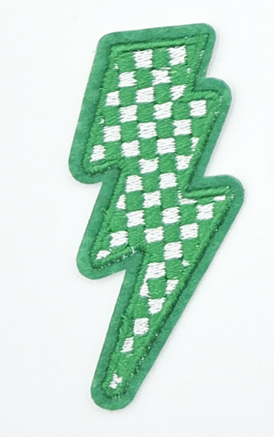 Trendy Transfers - Vendita all'ingrosso Toppe - Toppa ricamata a forma di fulmine a scacchi per CAPPELLO/TASCA6