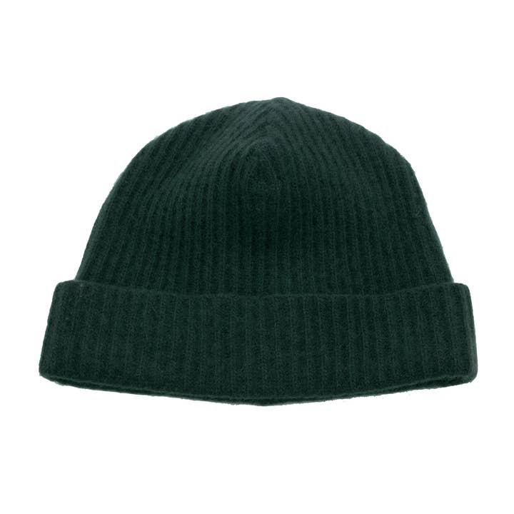 Portolano - Wholesale Beanie - Women's - CASHMERE RIBBED HAT WITH FOLDED CUFF12