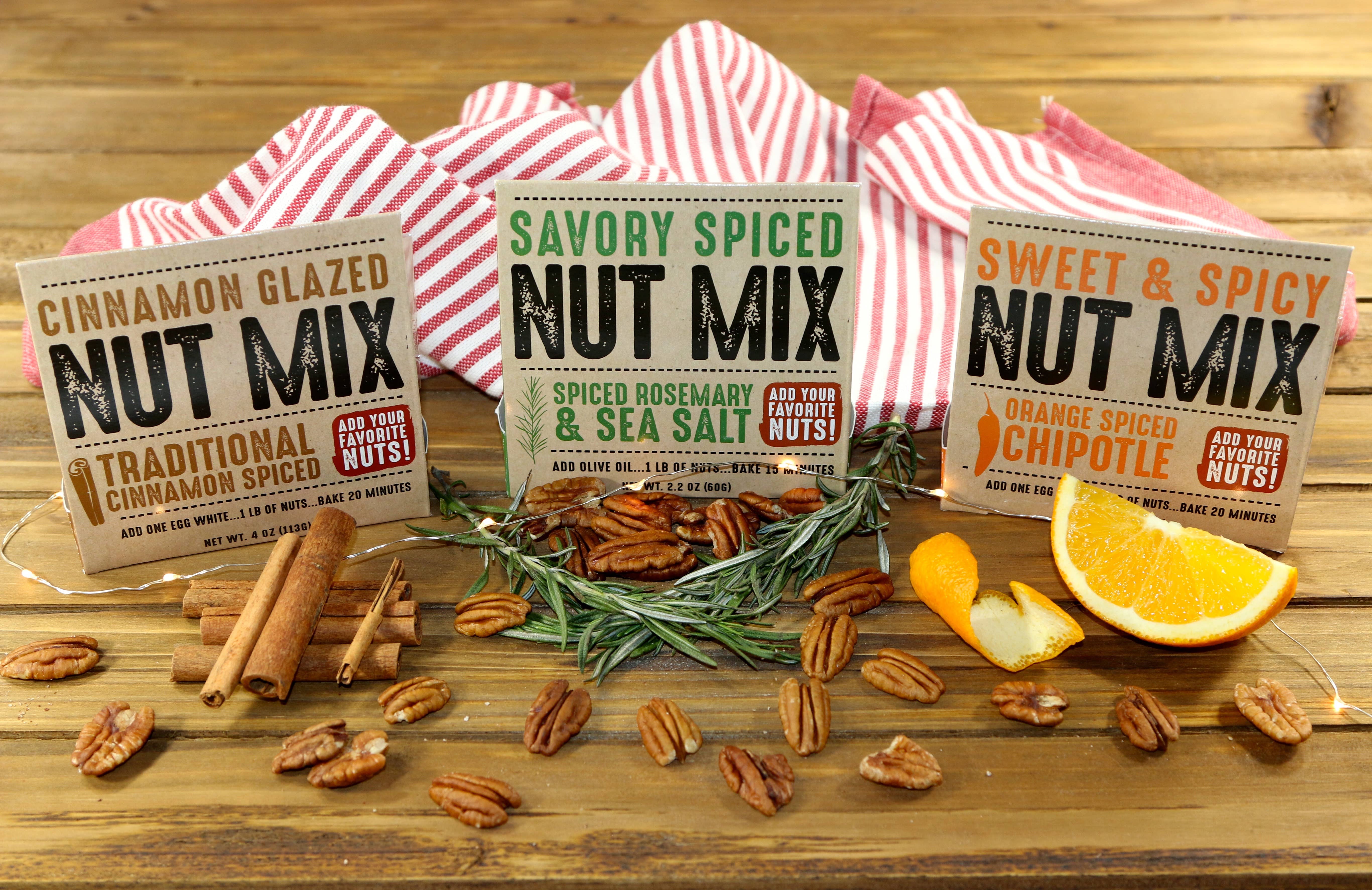 Backyard Safari Spice Co - Wholesale Nuts - "Cinnamon Glazed Nut Mix" Seasoning Mix1