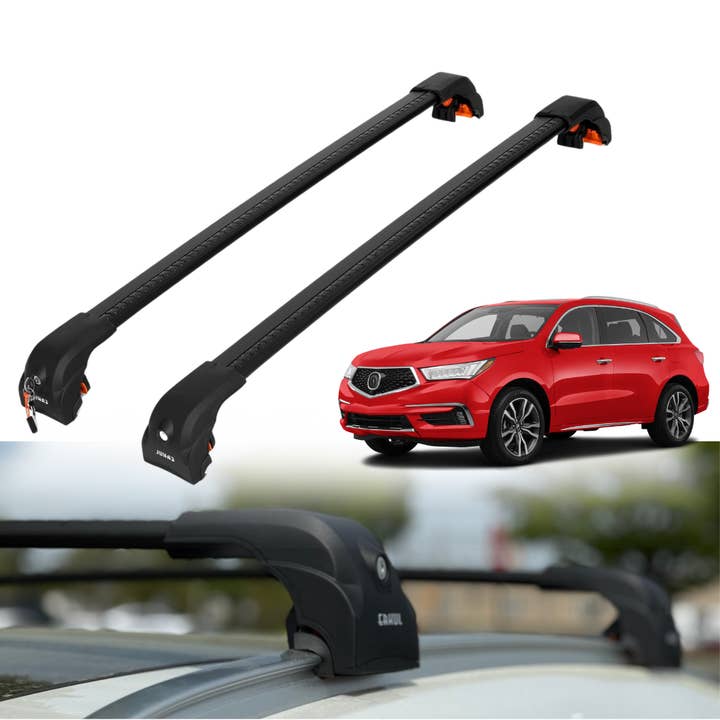 ERKUL Roof Rack Cross Bars for Acura MDX 2014-2020 with Flush Rails - Black for wholesale by Erkul Auto USA