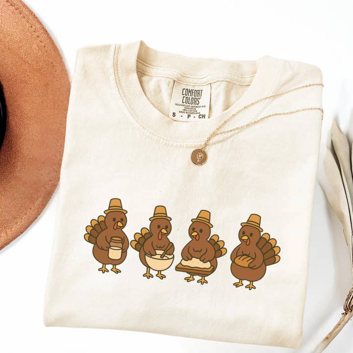 Glaime - Vente T-shirt à imprimés – unisexe - Chemise Pain au Levain, Couleurs Confort Boulanger au Levain Turquie2