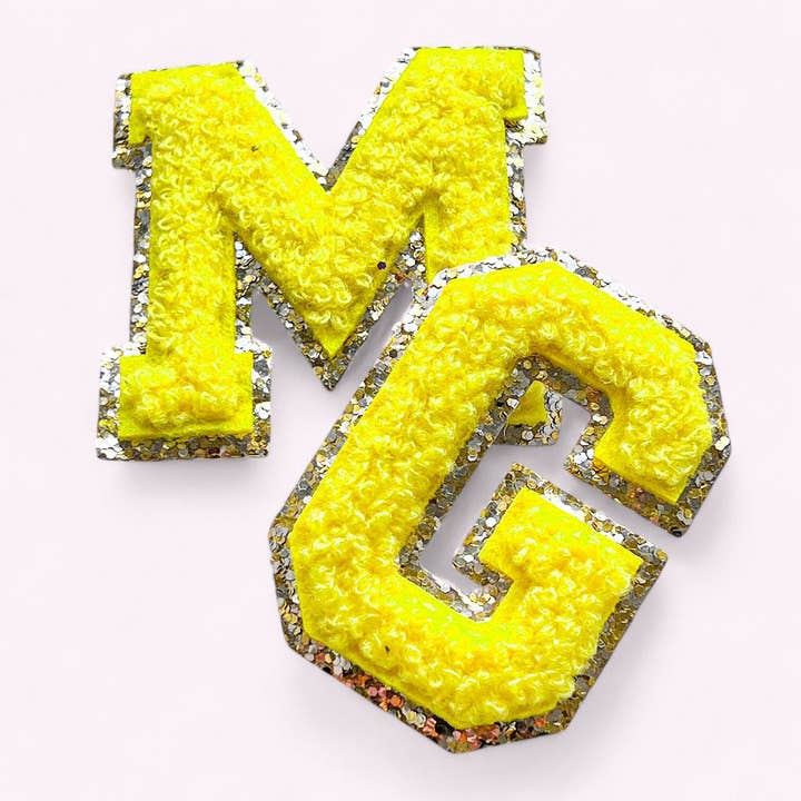 Mimi's Glow Accessories - Venta al por mayor Pegatina - Parche de letras minúsculas con brillo (3 piezas por letra)19