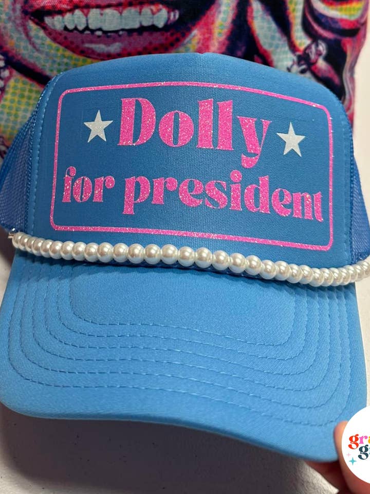 Dolly For President Trucker for wholesale by Very Cherry