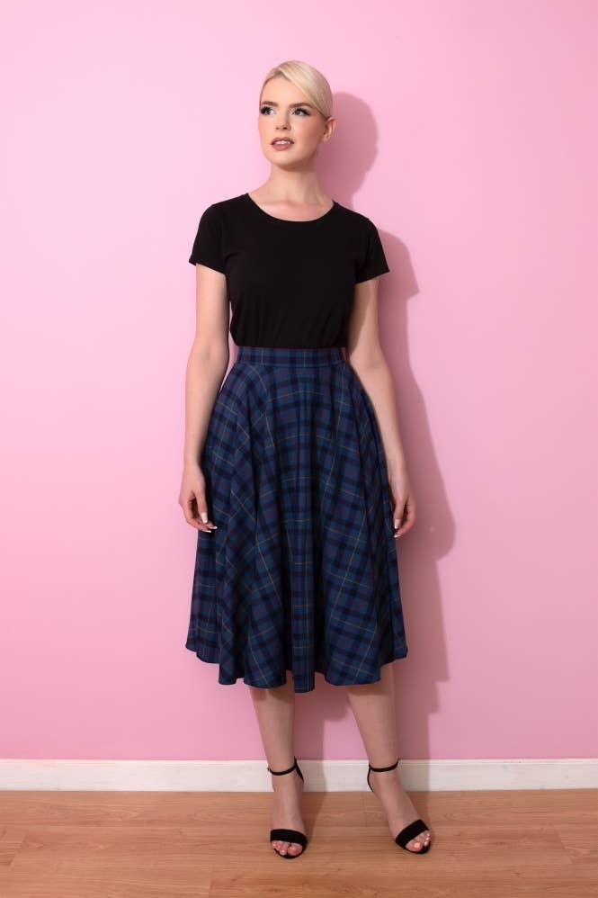 The Pretty Dress Company - Wholesale Skirt - Women's - TPDC Tartan Midi Skirt4