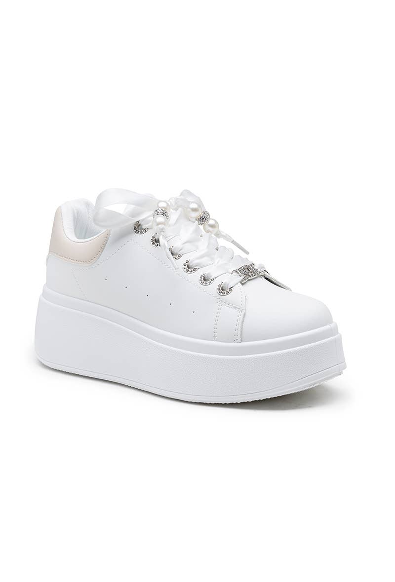 LADY GLORY – wholesale Lifestyle trainers – Women′s – Beaded platform sneakers16