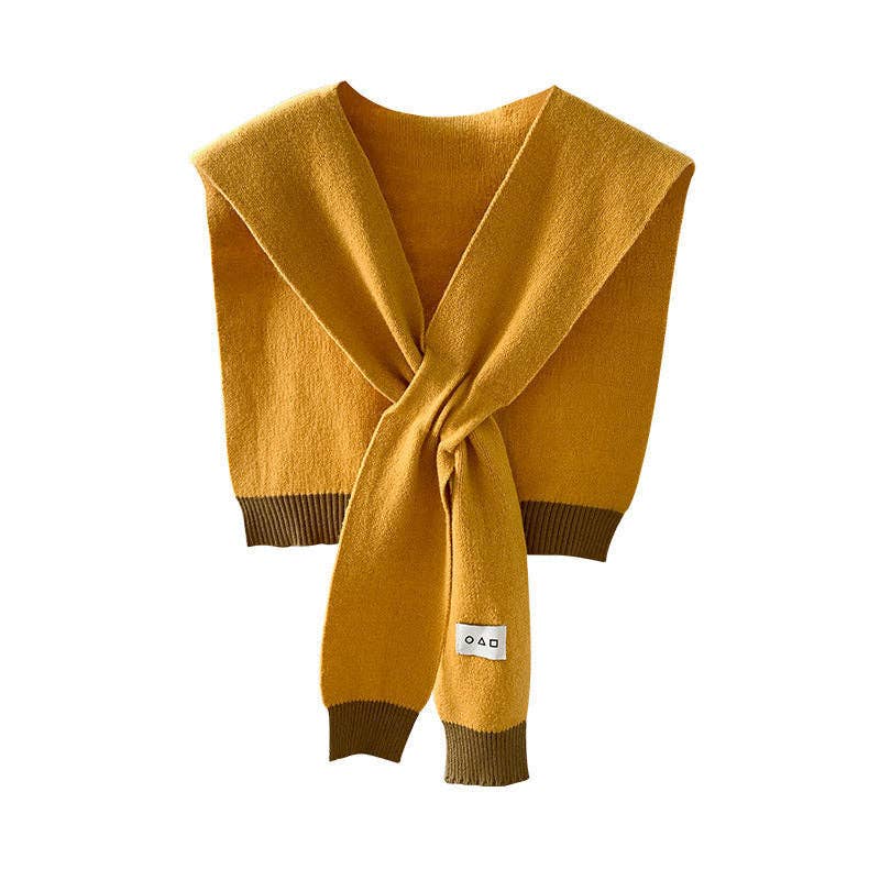 VividLux - Wholesale Wrap - Women's - Cozy Colorblock Knit Shawl8